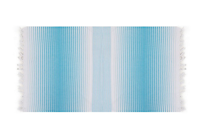 Mijölnir Toalla de Playa Fouta Turquesa 100% Algodón 90 x 180 cm